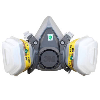 3M6200+6003防有機(jī)及酸性氣體防毒面具圖片4