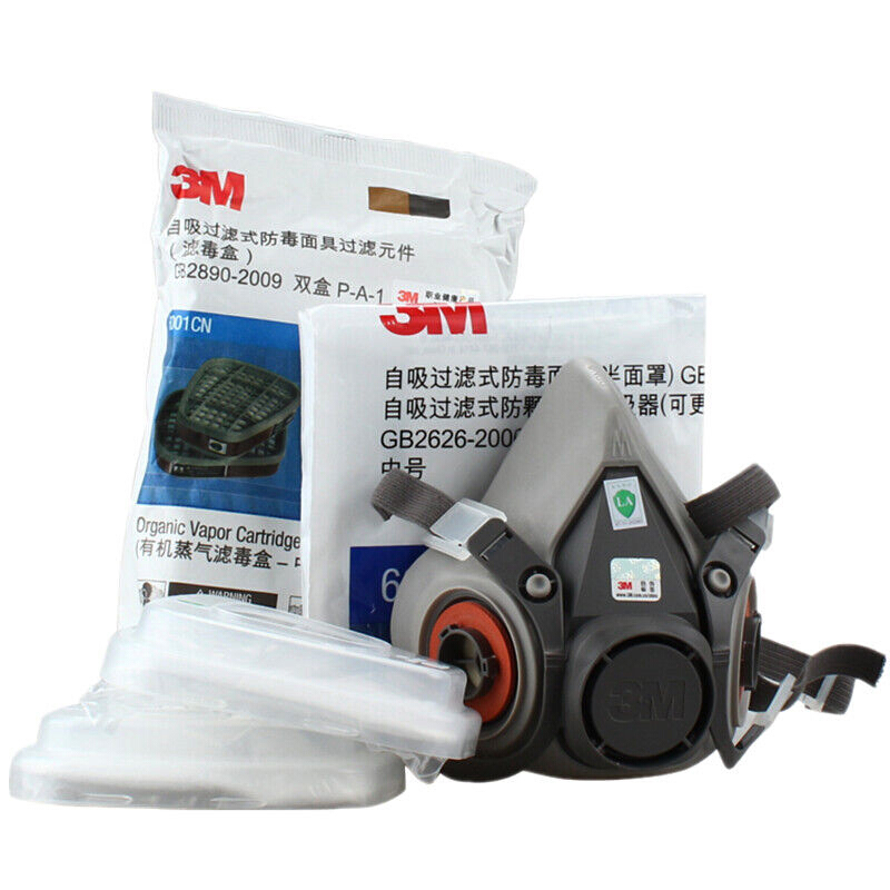 3M6200+6001防有機(jī)氣體防毒面具圖片4