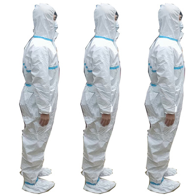 東貝連腳式醫(yī)用防護服圖片2