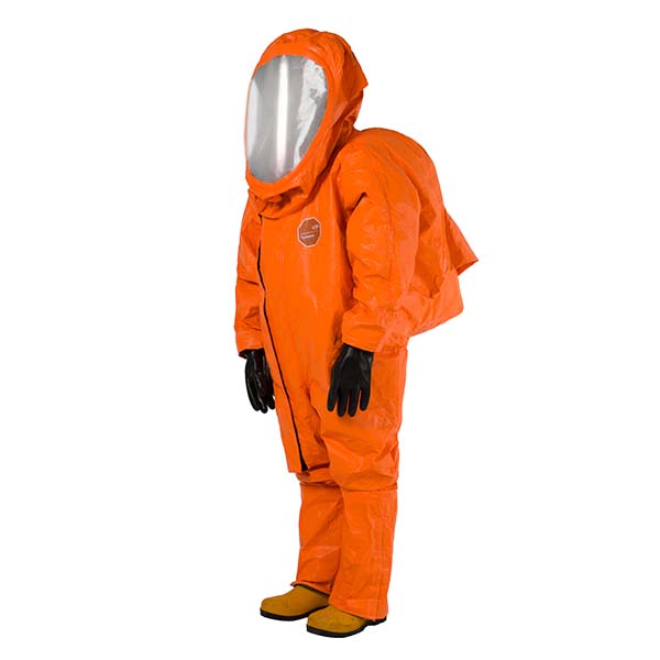杜邦Tychem6000FR TP602T OR全封閉防化服A級(jí)防護(hù)服圖片1