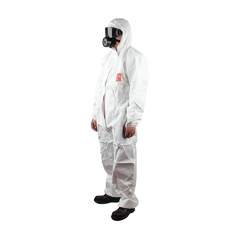 微護佳MG2500 WH25-W-99-111-02白色標(biāo)準型有帽連體防護服圖片2