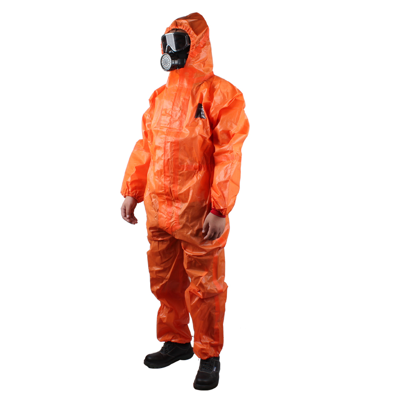 微護(hù)佳MC5000橙色雙袖連體防化服OR50-T-99-111-02圖片2