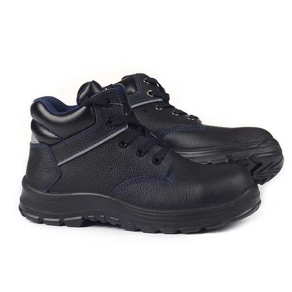 羿科60725111鋼頭鋼板防靜電黑色中幫安全鞋圖片1 羿科60725111鋼頭鋼板防靜電黑色中幫安全鞋圖片1