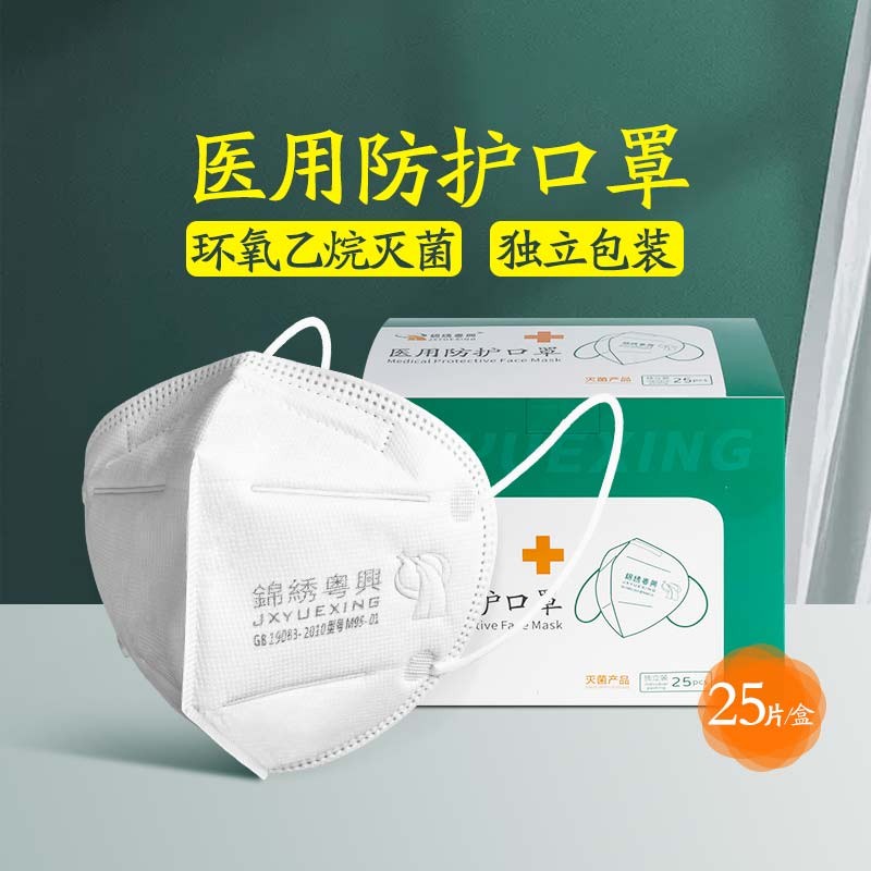錦繡粵興M95-01滅菌級醫(yī)用防護口罩圖片2