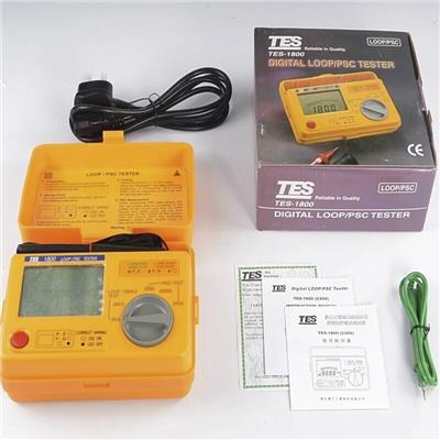 臺(tái)灣泰仕TES-1800A回路阻抗/預(yù)期短路電流測(cè)試儀圖片2
