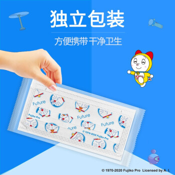 超亞哆啦A夢兒童醫(yī)用外科口罩圖片1