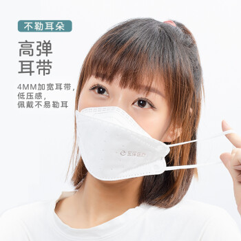史迪克柳葉形魚(yú)形立體口罩圖片1