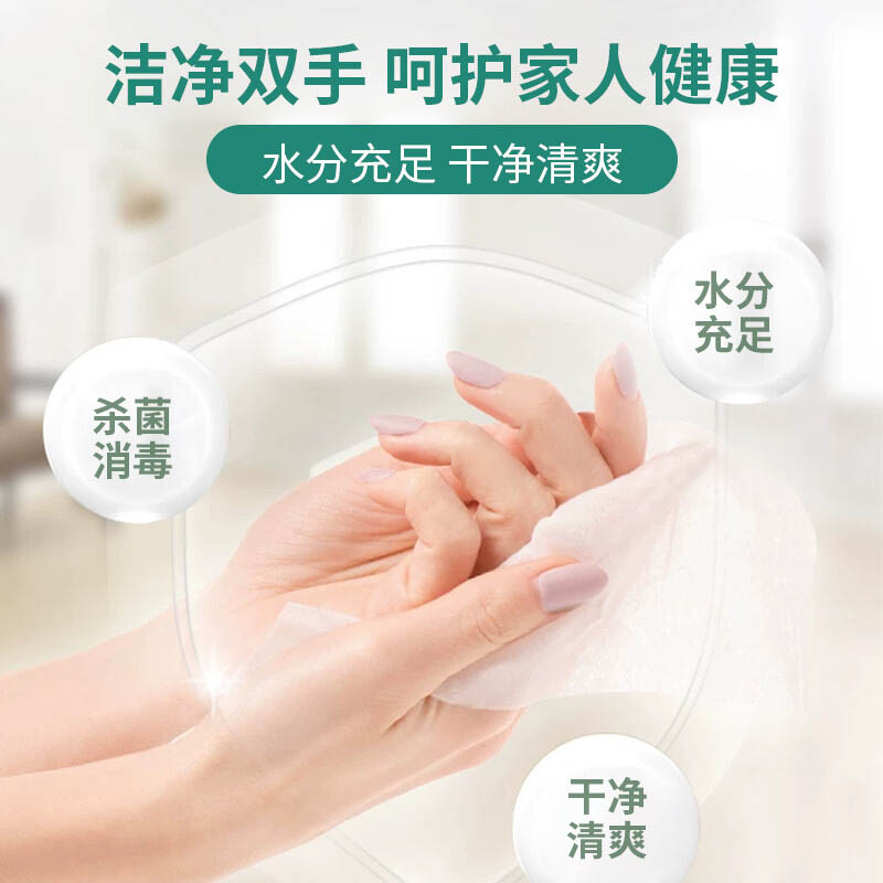 魯爾夫60抽75%醫(yī)用酒精濕巾圖片2