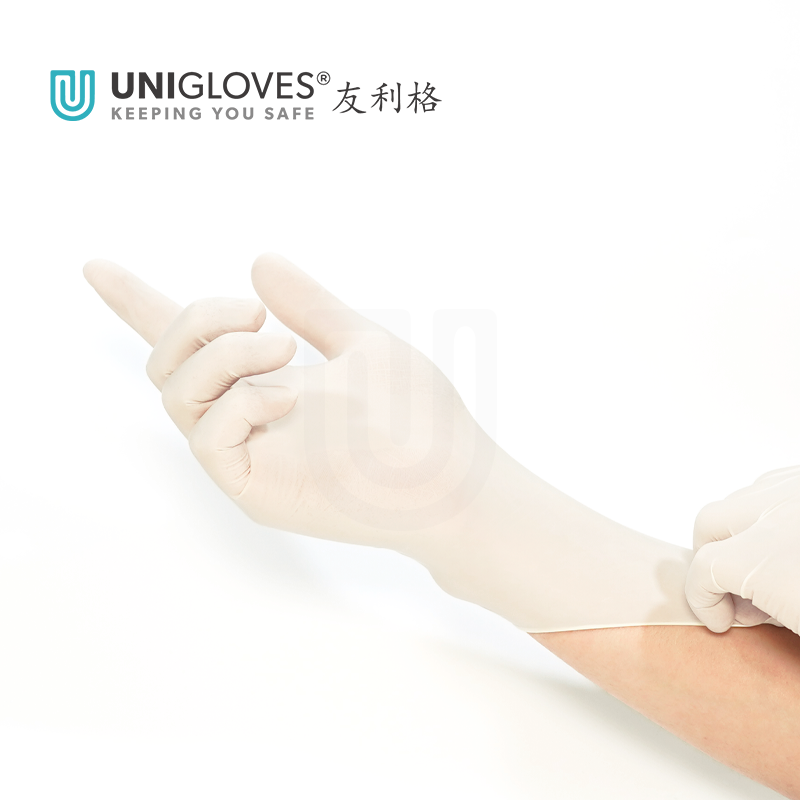 友利格舒適COMFORT PLUS U0600一次性無(wú)粉乳膠檢查手套圖片2