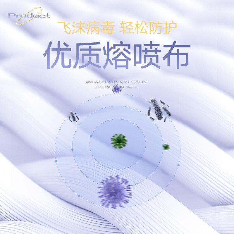 美仕康N95柳葉款魚型折疊式醫(yī)用防護(hù)口罩圖片6