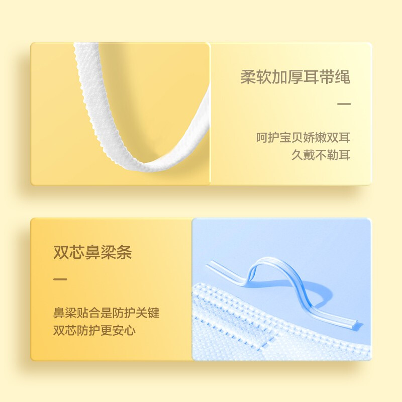美仕康N95級(jí)滅菌醫(yī)用防護(hù)兒童口罩圖片6