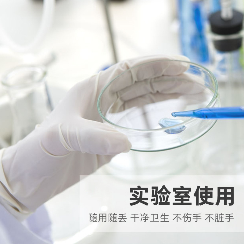 施?？礔860天然乳膠檢查手套圖片2