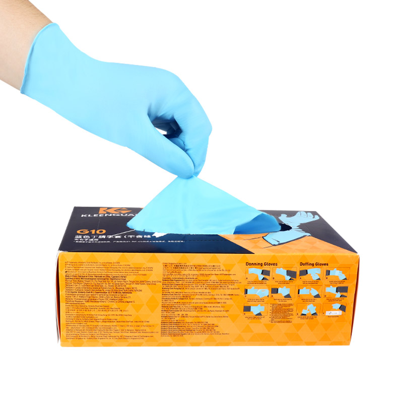 金佰利55423 KleenGuard G10藍(lán)色一次性丁腈手套L圖片3