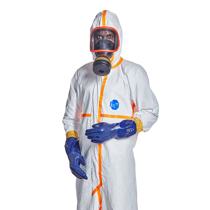 杜邦Tyvek800J TJ198TWHP防護服膠條連體C級防化服圖片6