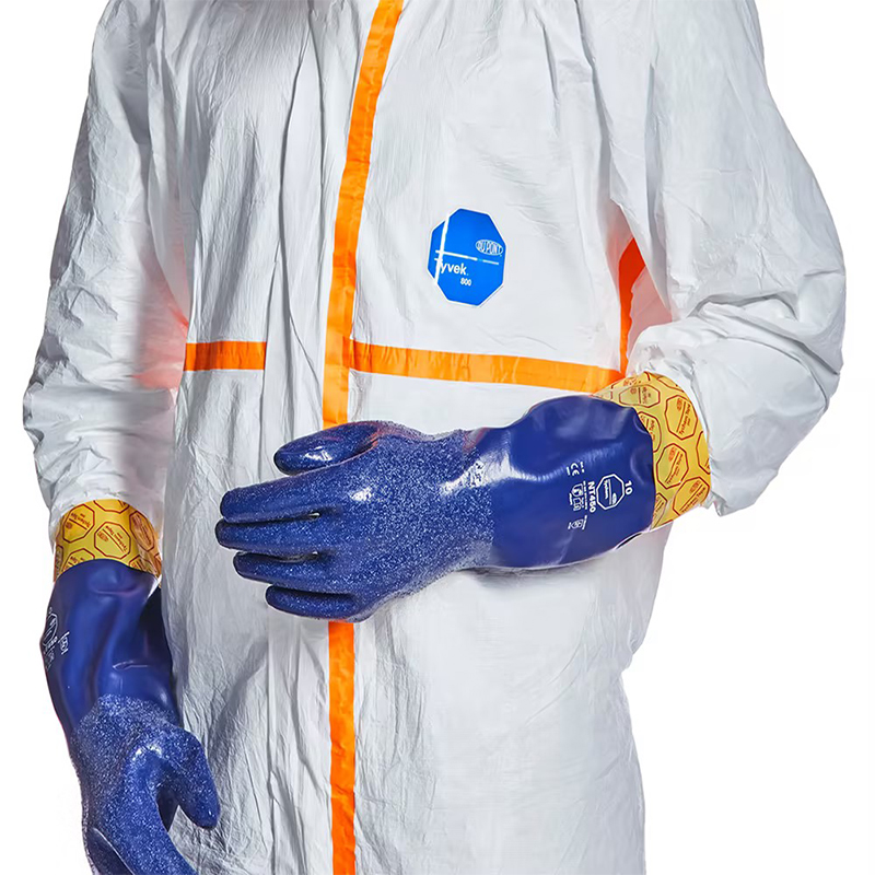 杜邦Tyvek800J TJ198TWHP防護服膠條連體C級防化服圖片5