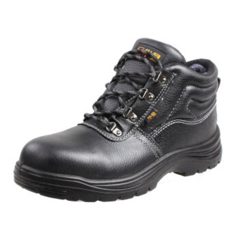 華昱HY0819黑色中幫防砸耐磨棉安全鞋圖片3 華昱HY0819黑色中幫防砸耐磨棉安全鞋圖片3