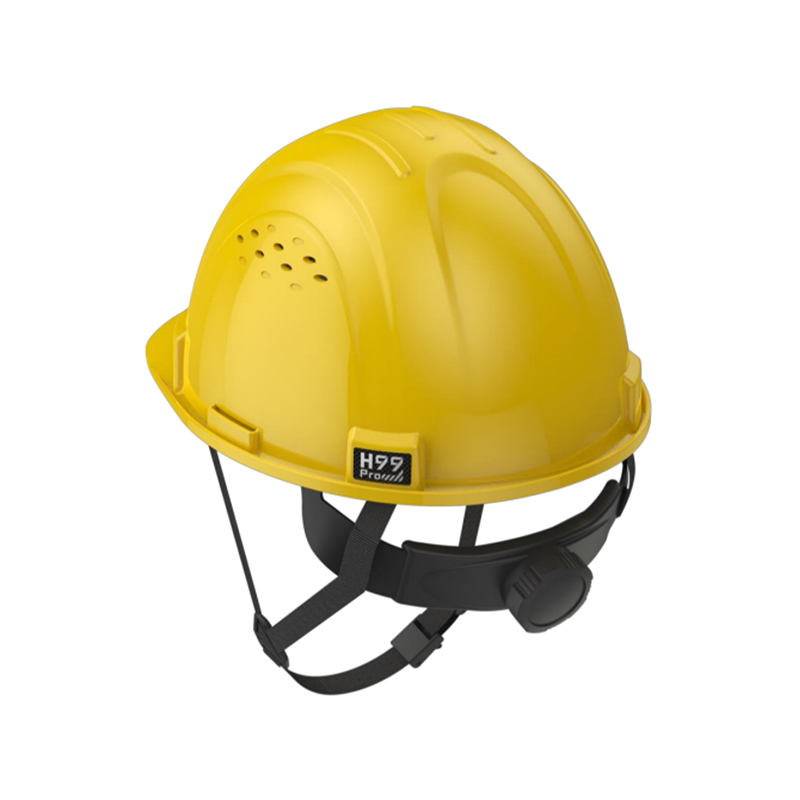 Honeywell霍尼韋爾H99PBA102SCN H99pro加強ABS款帶通風(fēng)孔按鍵款黃色安全帽圖片1