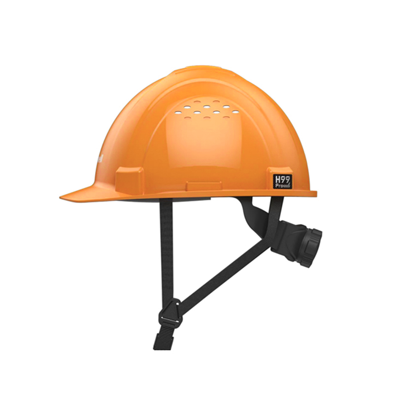 Honeywell霍尼韋爾H99PBA103SCN H99pro加強(qiáng)ABS款帶通風(fēng)孔按鍵款橙色安全帽圖片2