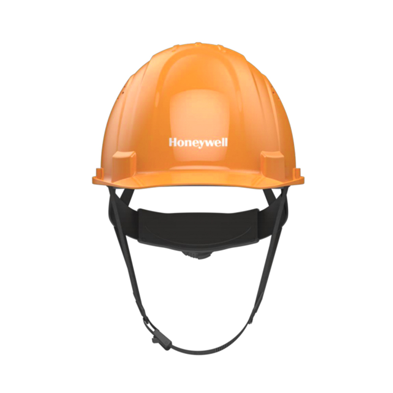 Honeywell霍尼韋爾H99PBA103SCN H99pro加強(qiáng)ABS款帶通風(fēng)孔按鍵款橙色安全帽圖片3