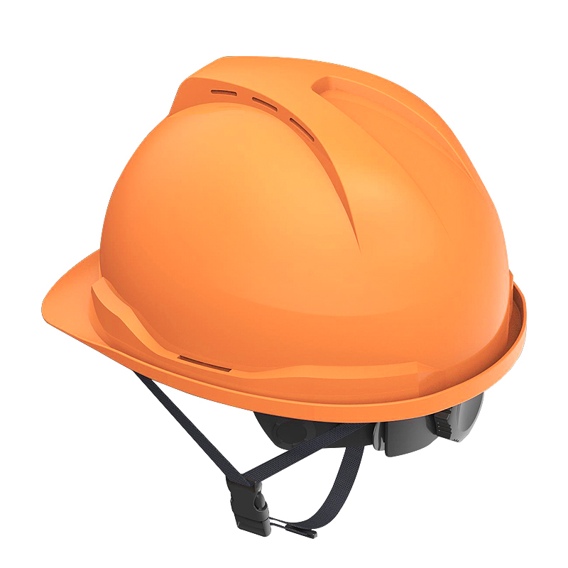 Honeywell霍尼韋爾Y99RAP103S Y99S系列ABS帶通風(fēng)孔四點(diǎn)快插下頦帶橙色安全帽圖片1