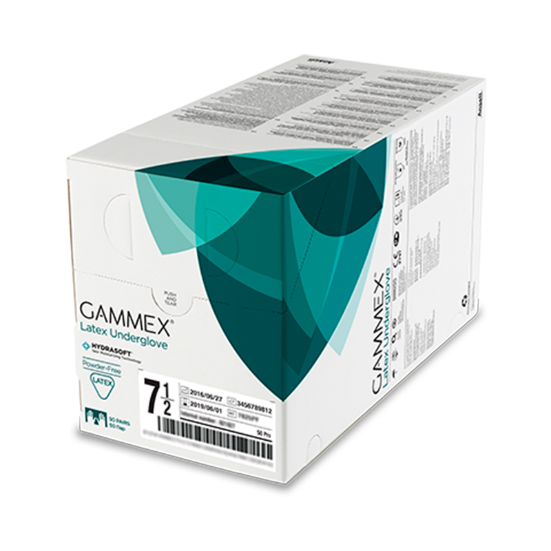 安思爾GAMMEX 330048065無(wú)粉乳膠外科手套圖片1