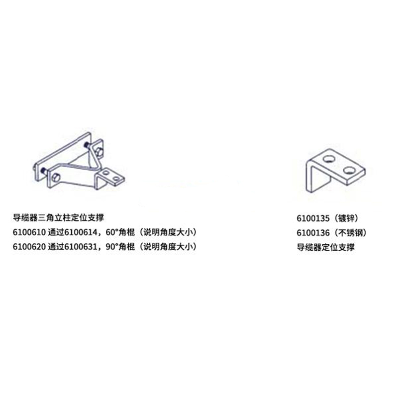 3M 6100136不銹鋼導(dǎo)纜器定位支撐圖片1