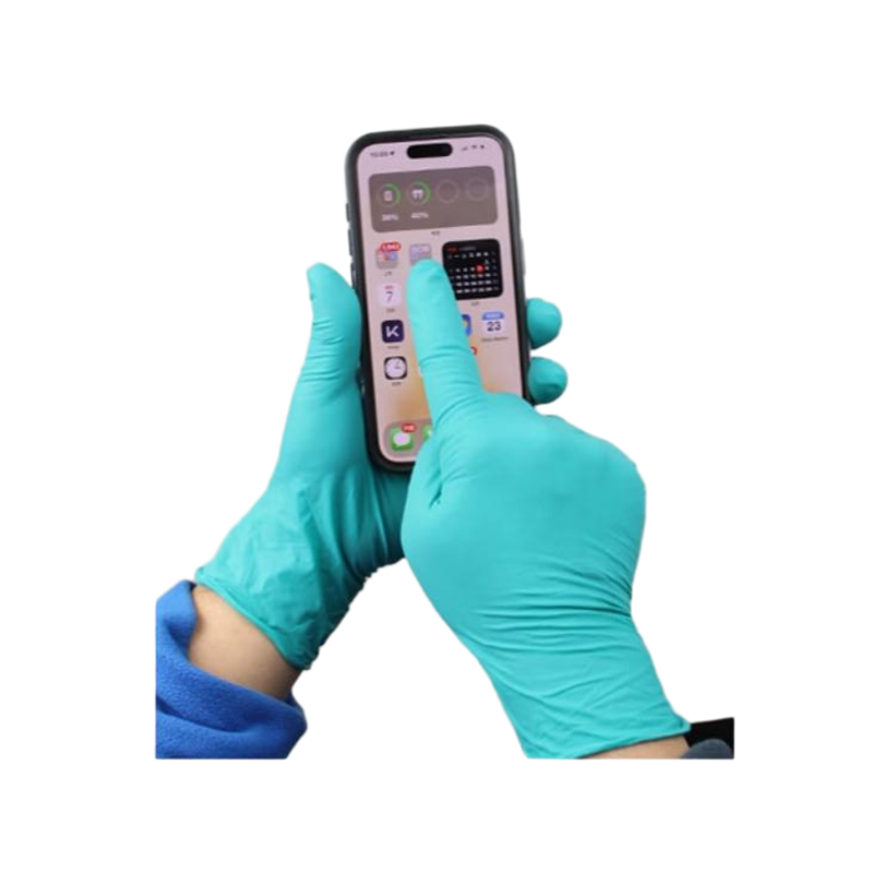 STANLEY史丹利ST5822綠色食品級一次性丁腈防化手套圖片2