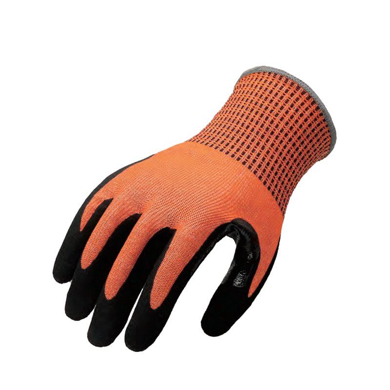 思衛(wèi)爾3326黑色13針A9級(jí)丁腈涂掌可觸屏HPPE防割手套圖片2 思衛(wèi)爾3326黑色13針A9級(jí)丁腈涂掌可觸屏HPPE防割手套圖片2