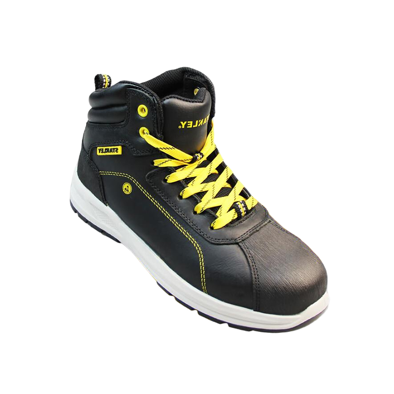 STANLEY史丹利ST6208黑色中幫水牛皮防砸防刺穿安全鞋圖片1