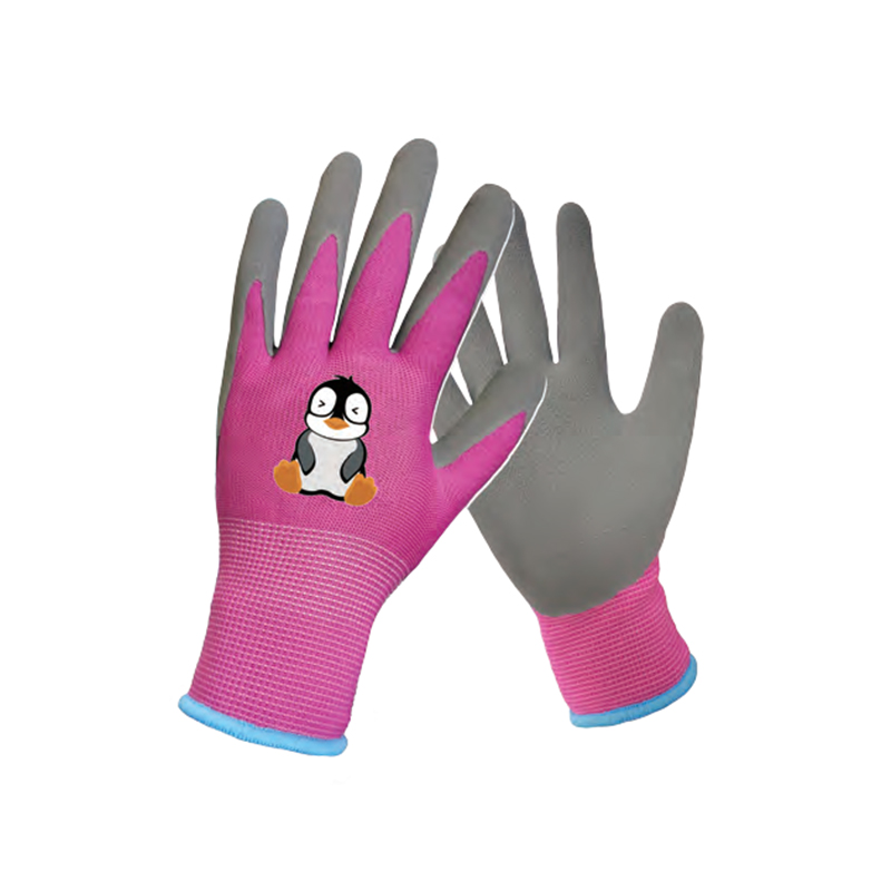 思衛(wèi)爾2612兒童款15針天然乳膠涂層園藝防護勞保手套圖片1