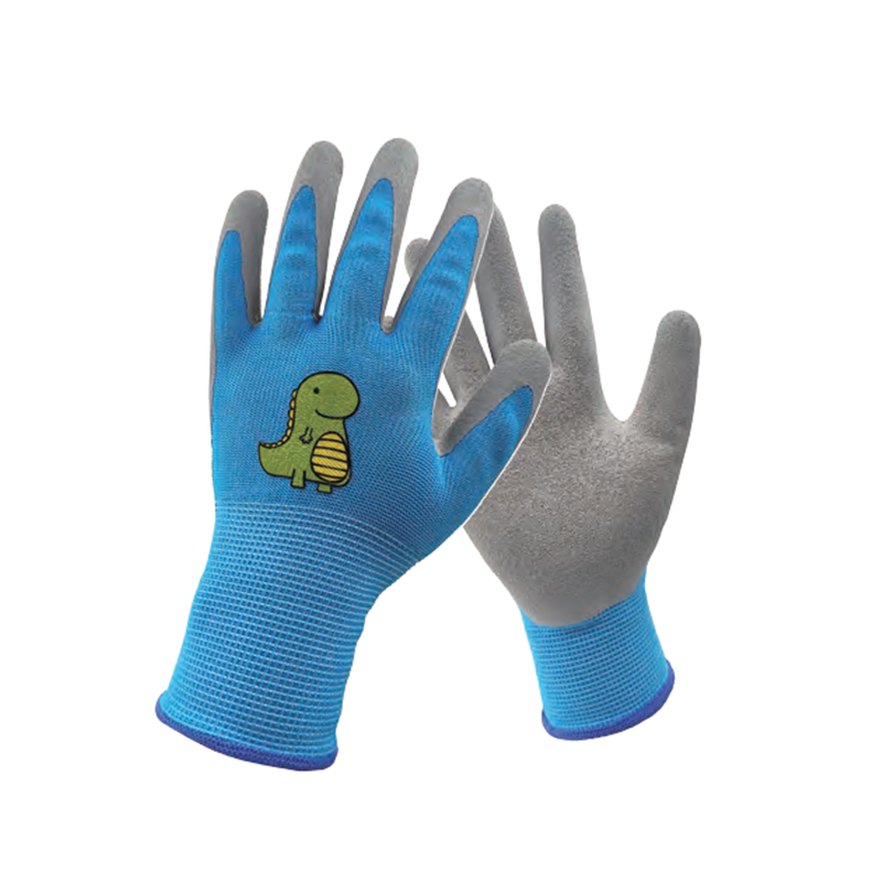 思衛(wèi)爾2612兒童款15針天然乳膠涂層園藝防護勞保手套圖片2