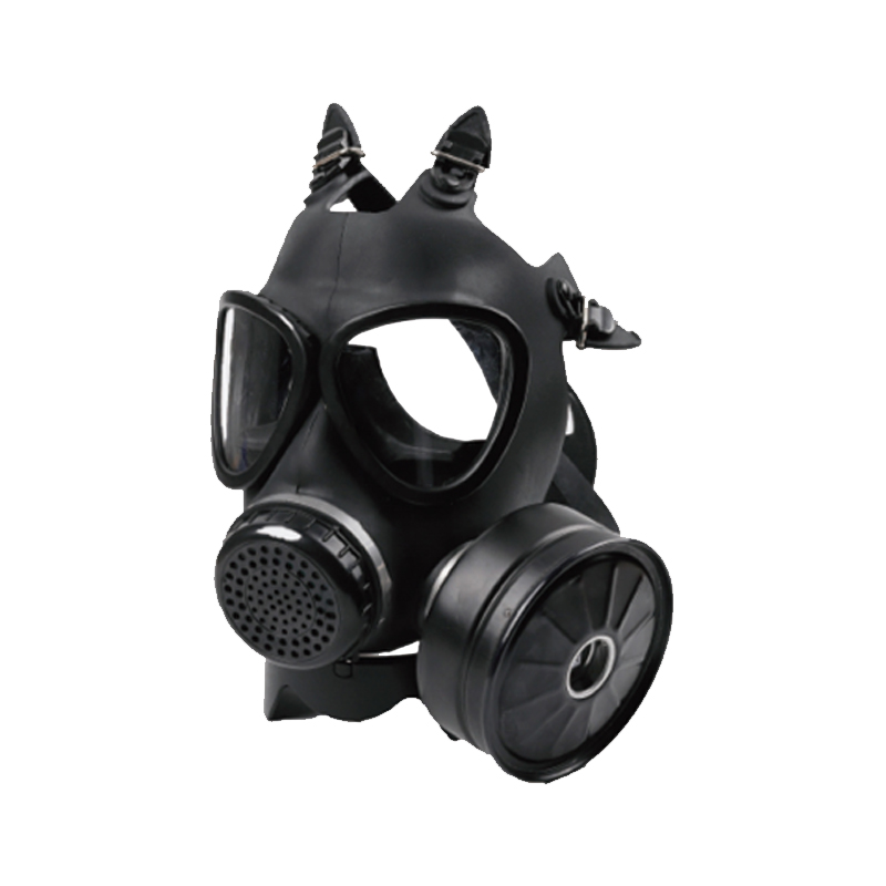 邦固MF11B橡膠單濾罐可通訊全面罩防毒面具圖片1