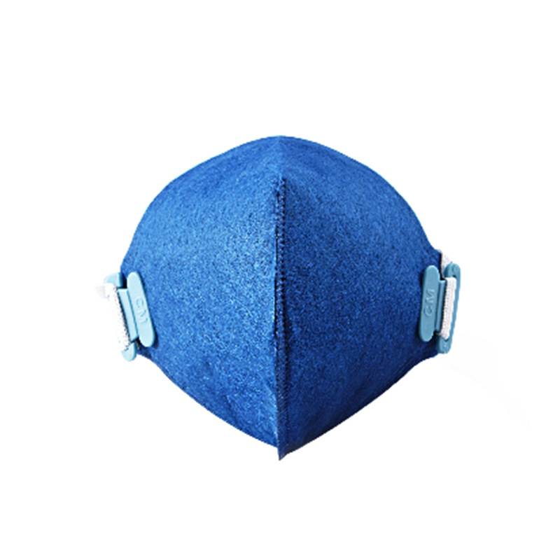 朝美2001藍(lán)色頭戴式KN95防塵口罩圖片1