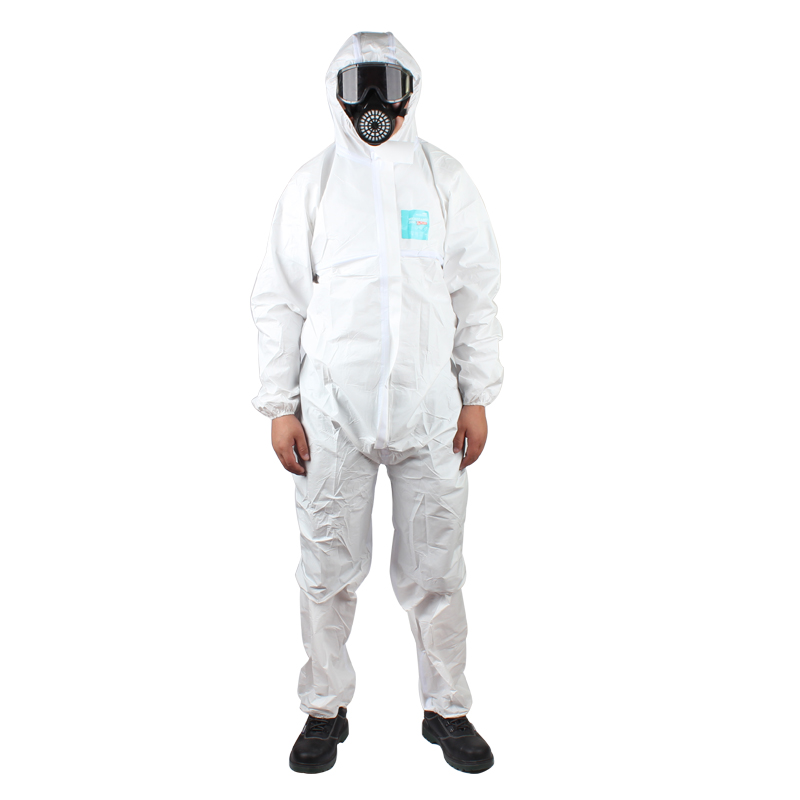 微護(hù)佳MG2000白色增強型膠條連體防護(hù)服WH20-T-99-111-02