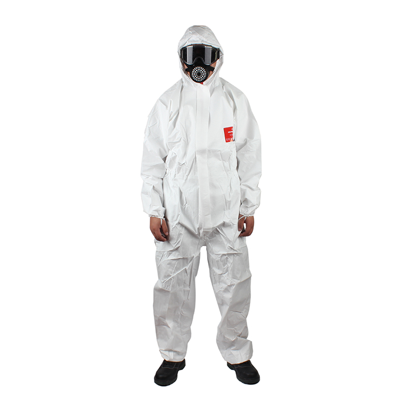 微護佳MG2500 WH25-W-99-111-02白色標(biāo)準型有帽連體防護服