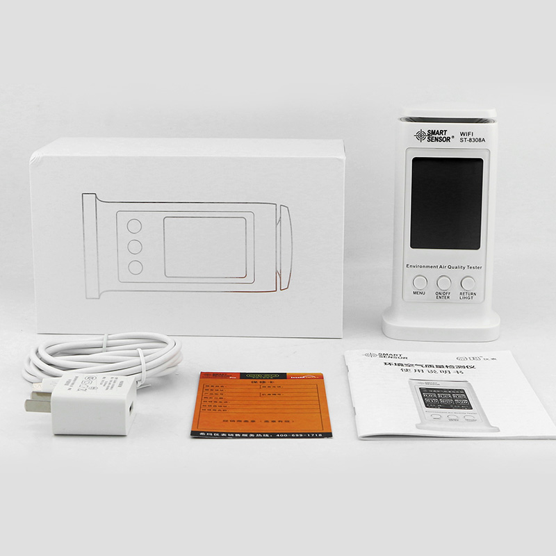 ?，擲T-8308A（WIFI版）環(huán)境空氣質(zhì)量檢測儀