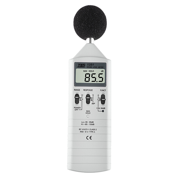 臺灣泰仕TES-1351數(shù)字式聲級計噪音計