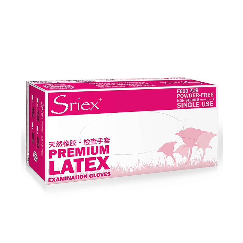 施?？礢riex F800天然乳膠檢查手套
