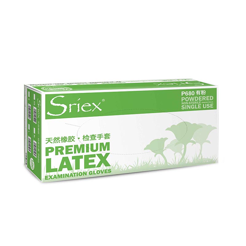 施?？礢riex P680天然乳膠檢查手套