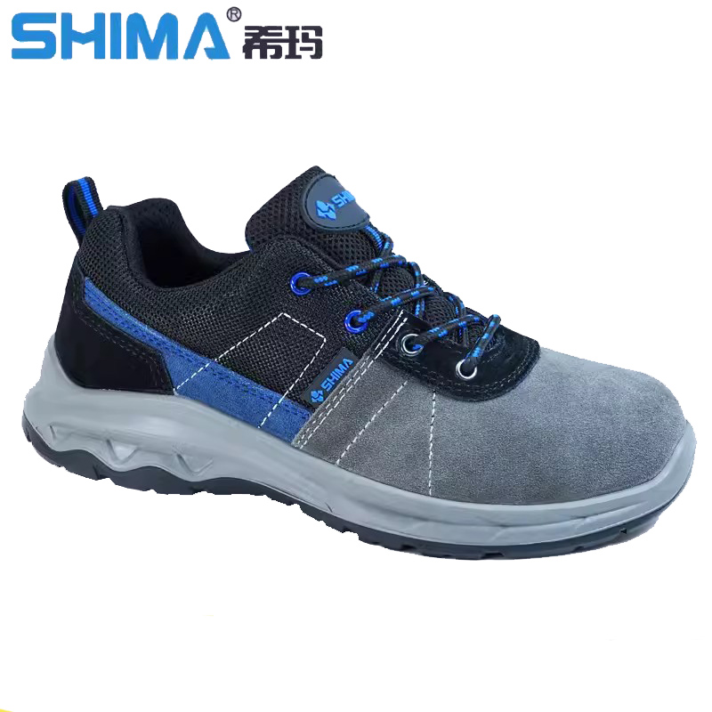 SHIMA?，擠B6218低幫透氣防砸防滑焊工安全勞保鞋