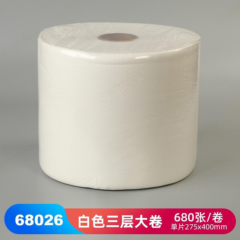 JEENOR潔諾 PONGEL L20 68026三層大卷式工業(yè)擦拭紙