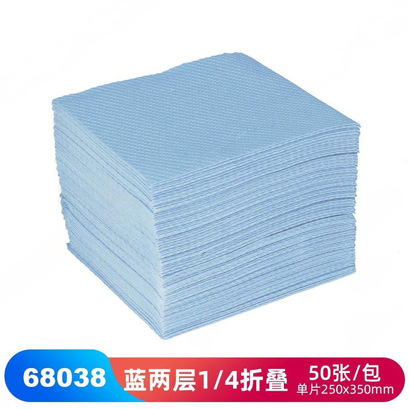 JEENOR潔諾 PONGEL L25 68038兩層1/4折疊式工業(yè)擦拭紙