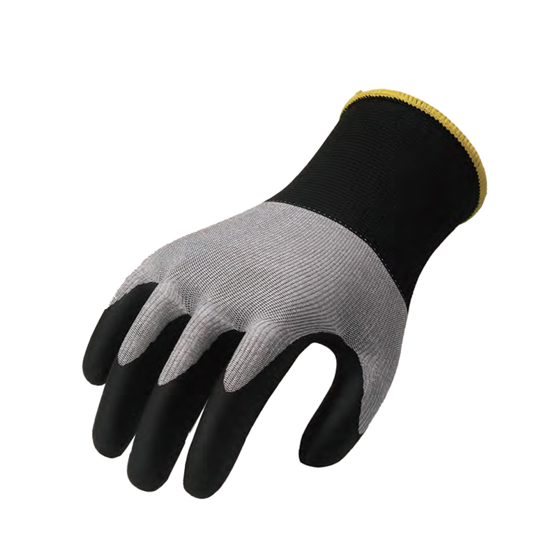 思衛(wèi)爾5330黑色13針丁腈超細(xì)發(fā)泡涂層工作勞保手套