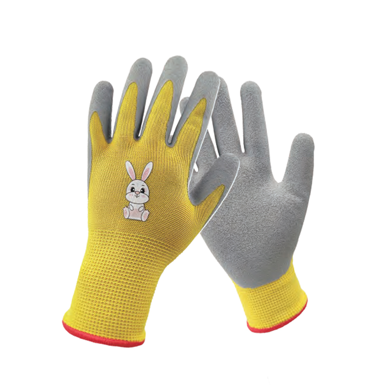 思衛(wèi)爾2612兒童款15針天然乳膠涂層園藝防護(hù)勞保手套