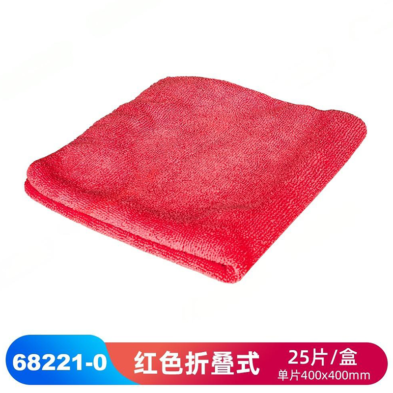 JEENOR潔諾 BCT 68221-0紅色超細(xì)纖維擦拭布