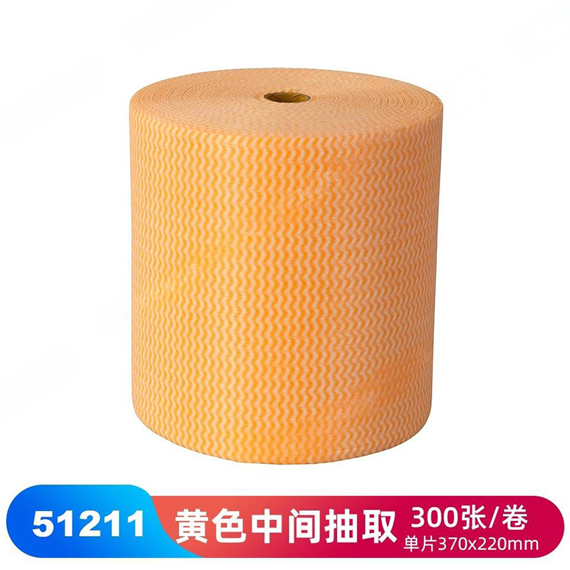 JEENOR潔諾 HV70 51211黃色波浪紋家用清潔布