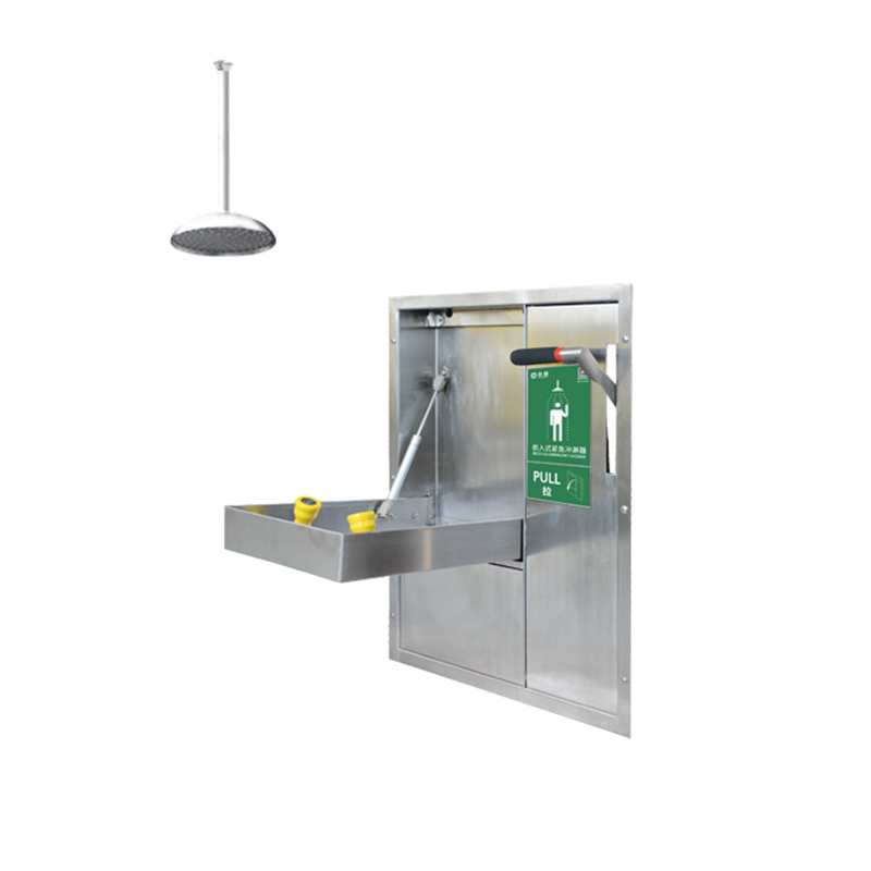 臺雄SAN-71091組合嵌入式應(yīng)急噴淋洗眼器