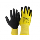 STANLEY史丹利ST5317黃色乳膠磨砂浸掌耐磨勞保手套 STANLEY史丹利ST5317黃色乳膠磨砂浸掌耐磨勞保手套