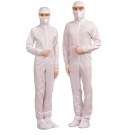 嘉柏利通L-4111普通款白色四連體潔凈服 嘉柏利通L-4111普通款白色四連體潔凈服