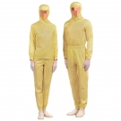 嘉柏利通F-1115黃色套頭式分體潔凈服 嘉柏利通F-1115黃色套頭式分體潔凈服